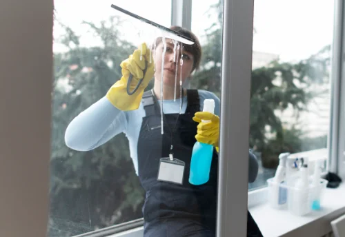 Nettoyage de vitres intérieures et extérieures à Baud